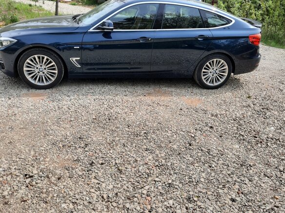 2015 BMW 3 серии Gran Turismo 320d xDrive VI (F3x), синий, 2500000 рублей - вид 4