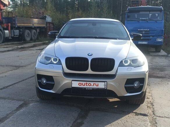 2008 BMW X6 30d I (E71), серебристый, 2080000 рублей - вид 2