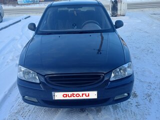 2006 Hyundai Accent ТагАЗ II, синий, 350000 рублей, вид 1