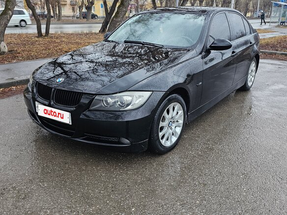 2007 BMW 3 серии 320i V (E90/E91/E92/E93), чёрный, 970000 рублей - вид 3