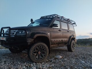 2007 УАЗ Патриот 3163 I, чёрный, 1000000 рублей, вид 2