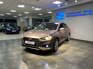 2019 Hyundai Solaris II, коричневый, 1399999 рублей, вид 3