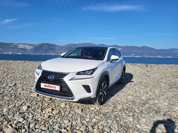 2020 Lexus NX 300h I Рестайлинг, белый, 3950000 рублей - вид 3