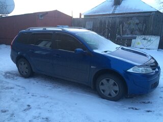 2008 Renault Megane II Рестайлинг, синий, 450000 рублей, вид 2