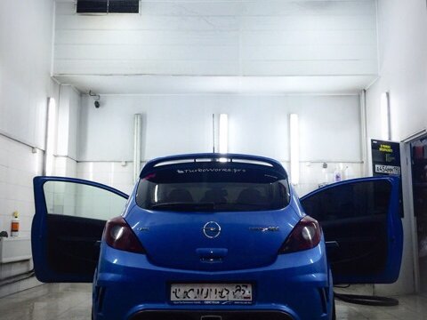 2008 Opel Corsa OPC D, голубой - вид 1