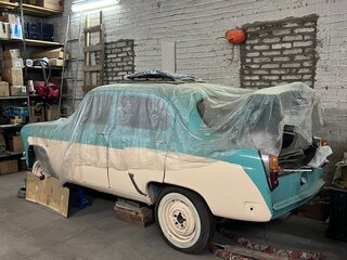 1962 Москвич 407, зелёный, 290000 рублей, вид 1