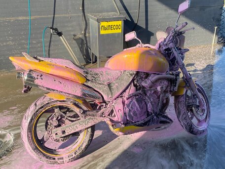 2002 Honda CB 600F Hornet, жёлтый, 425000 рублей, вид 2