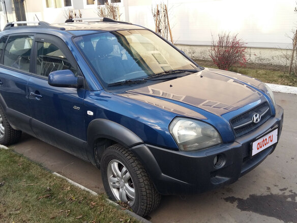2006 Hyundai Tucson I, синий - вид 1