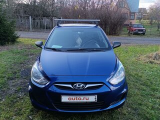 2011 Hyundai Solaris I, синий, 800000 рублей, вид 2