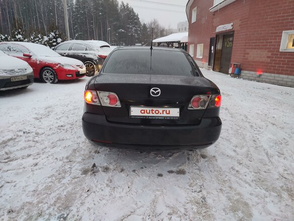 2006 Mazda 6 I (GG) Рестайлинг, чёрный, 590000 рублей - вид 6