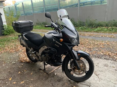 2007 Suzuki V-Strom 1000, чёрный, 550000 рублей, вид 2