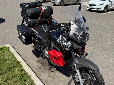 2010 Honda XL700V Transalp, чёрный, 680000 рублей, вид 2