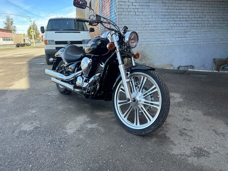 2007 Kawasaki VN900 Vulcan, чёрный, 619000 рублей, вид 1