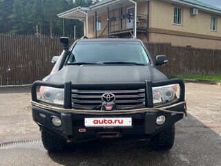 2015 Toyota Land Cruiser 200 Series Рестайлинг 1, чёрный, 4500000 рублей, вид 2