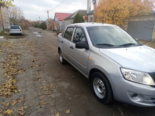 2013 Lada (ВАЗ) Granta I, серебристый, 315000 рублей, вид 2
