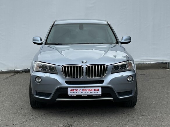 2011 BMW X3 28i xDrive II (F25), голубой - вид 1