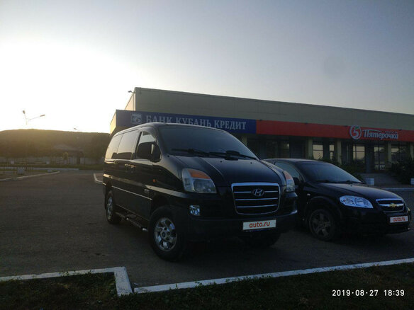 2007 Hyundai Starex I Рестайлинг 2, чёрный