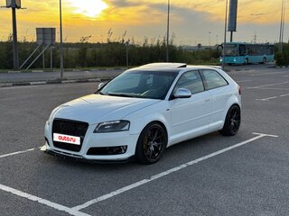2009 Audi A3 II (8P) Рестайлинг 2, белый, 1350000 рублей, вид 1