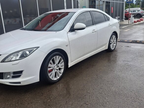 2008 Mazda 6 II (GH), белый, 720000 рублей