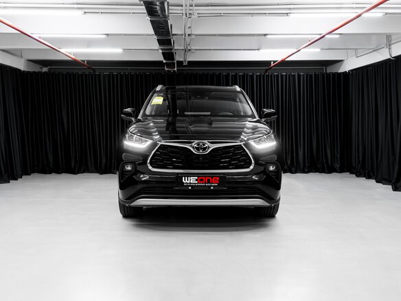 2026 Toyota Highlander IV (XU70), чёрный - вид 1