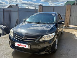 2011 Toyota Corolla X (E140, E150) Рестайлинг, чёрный, 830000 рублей, вид 3