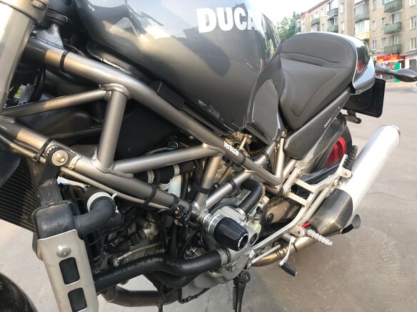 2001 Ducati Monster S4, серый - вид 8