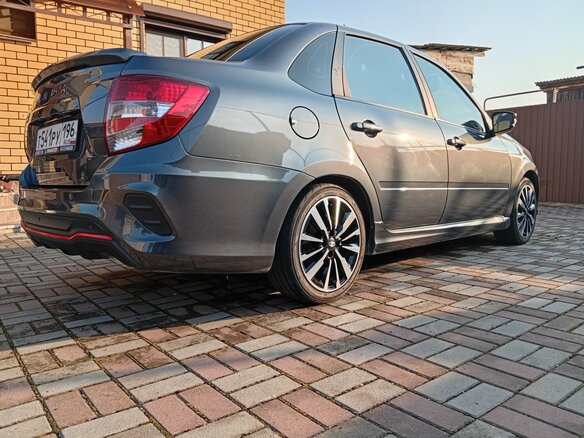 2021 Lada (ВАЗ) Granta Drive Active I Рестайлинг, серый, 805000 рублей - вид 6