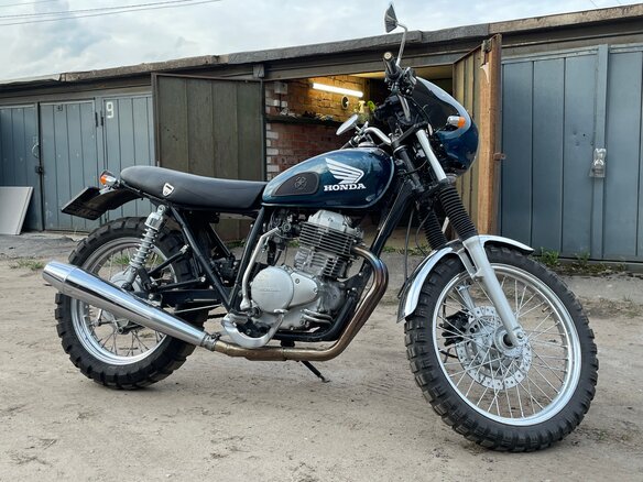 2001 Honda CB 400SS, синий - вид 2