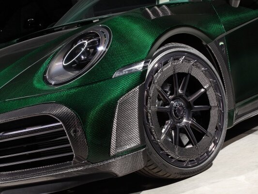 2023 Porsche 911 Turbo S VIII (992), зелёный, 45000000 рублей - вид 3