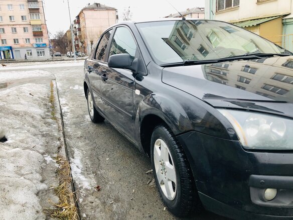 2006 Ford Focus II, чёрный - вид 2