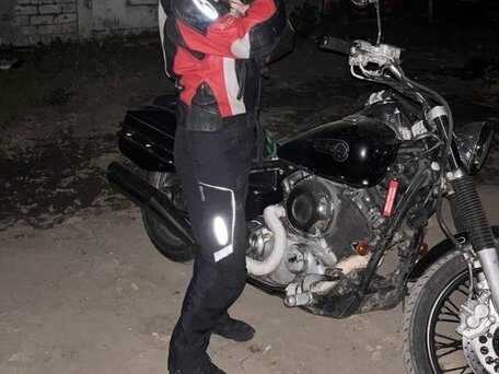 1997 Yamaha XVS400 Drag Star, чёрный, 299999 рублей, вид 4