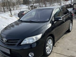 2012 Toyota Corolla X (E140, E150) Рестайлинг, чёрный, 1000000 рублей, вид 1