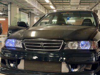 1996 Toyota Chaser VI (X100), чёрный, 1650000 рублей, вид 3