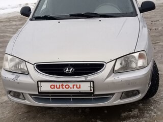 2008 Hyundai Accent ТагАЗ II, серебристый, 390000 рублей, вид 3