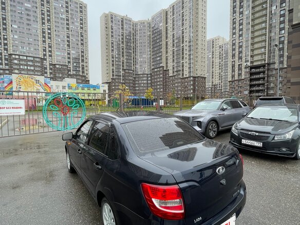 2013 Lada (ВАЗ) Granta I, синий, 350000 рублей - вид 6