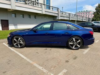 2020 Audi A6 55 TFSI V (C8), синий, 3500000 рублей, вид 3