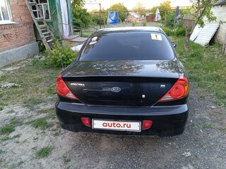 2007 Kia Spectra I Рестайлинг 2, чёрный, 405000 рублей, вид 3