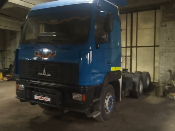 2009 МАЗ 6430, синий