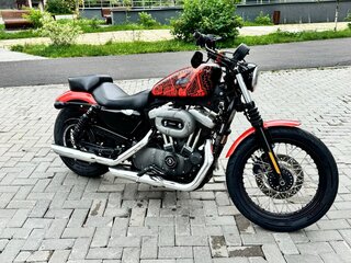 2008 Harley-Davidson Sportster 1200, оранжевый, 720000 рублей, вид 1
