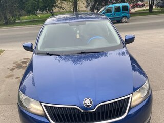 2017 Skoda Rapid I Рестайлинг, синий, 1199000 рублей, вид 2