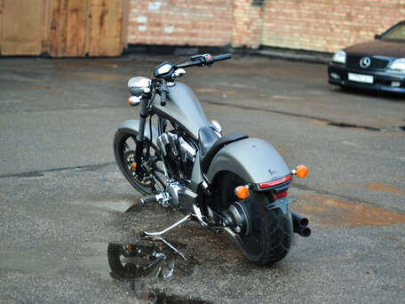 2015 Honda VTX 1300, серый, 653767 рублей, вид 3