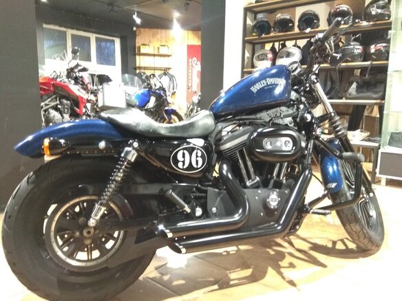 2012 Harley-Davidson Sportster 883, синий - вид 3