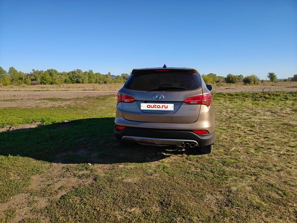 2012 Hyundai Santa Fe III, золотистый, 1600000 рублей - вид 16