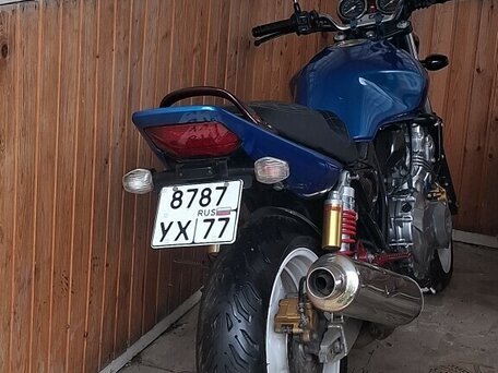 2008 Honda CB 400 Super Four, синий, 410000 рублей, вид 1