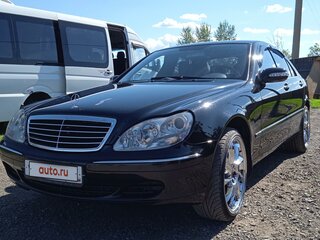 2004 Mercedes-Benz S-Класс 350 IV (W220) Рестайлинг, чёрный, 3000000 рублей, вид 2