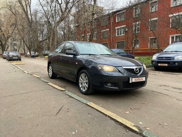 2007 Mazda 3 I (BK) Рестайлинг, серый - вид 3
