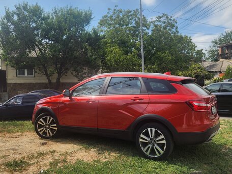 2021 Lada (ВАЗ) Vesta SW Cross I, красный, вид 5