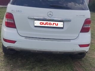 2010 Mercedes-Benz M-Класс 350 II (W164) Рестайлинг, белый, 1350000 рублей, вид 3