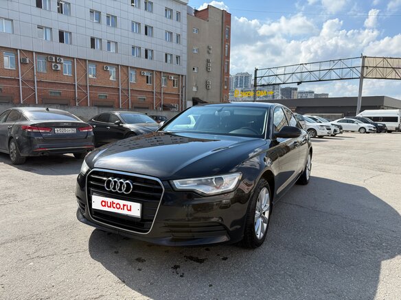 2014 Audi A6 IV (C7), чёрный