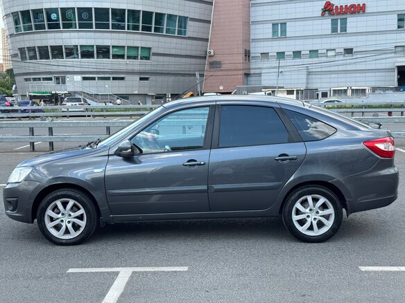 2017 Lada (ВАЗ) Granta I, серебристый - вид 7